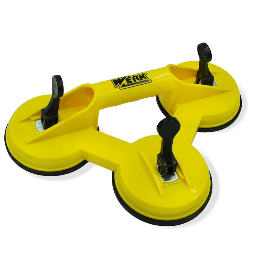 (64072) Тримач-присоска пластикова потрійна 160 кг 120 мм WERK
