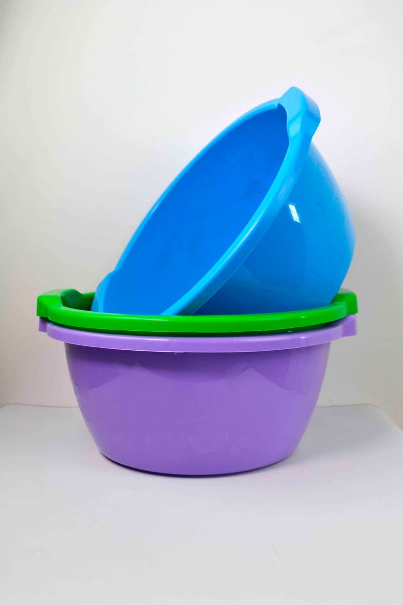 W-1071 Таз пластиковий Незабудка WERK, 6л