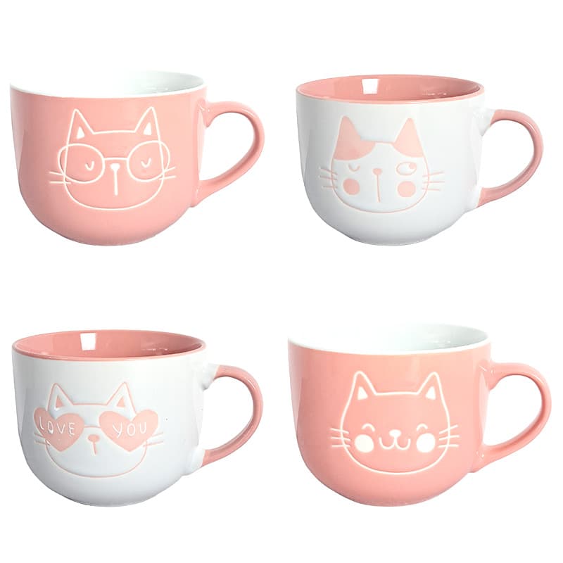 VT-C-240480 Чашка Зефірна кішечка Vittora, 480мл