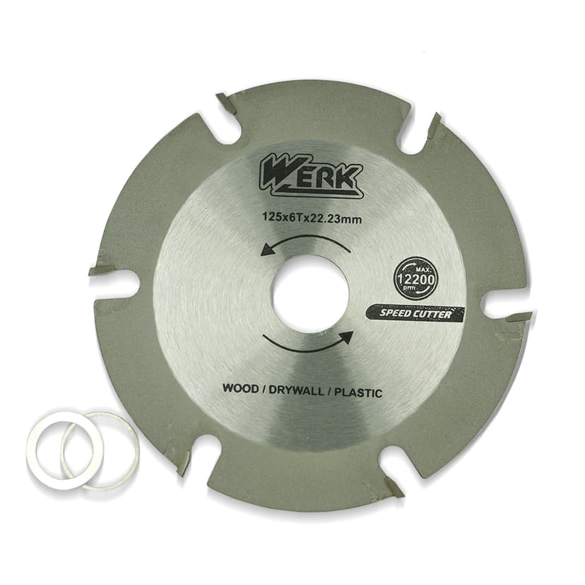Диск універсальний по дереву для КШМ 125 x 6T x 22.23mm (WERK)