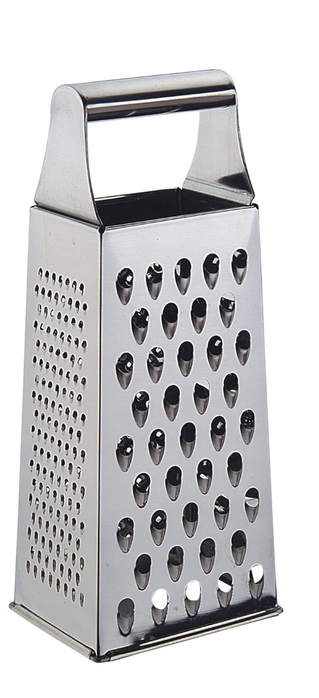 GT-GR-1003 Тертка METAL чотирьохстороння з округлою ручкою 20см GUSTO