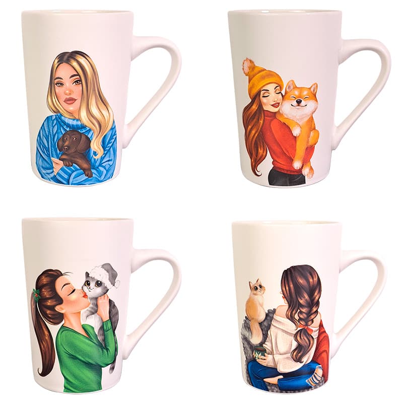 VT-C-196385 Чашка Дівоча радість Vittora, 385мл