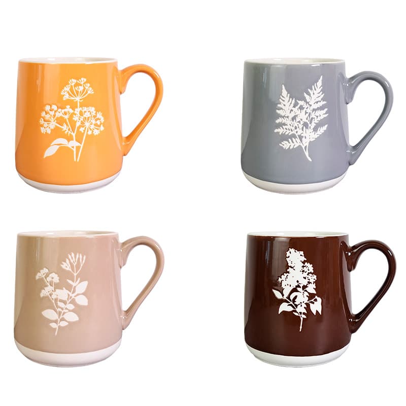 VT-C-204600 Чашка Квіткові силуети Vittora, 600мл