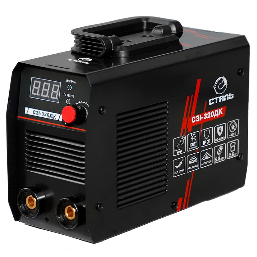 Зварювальний Інвертор - СЗІ-320ДK (СТАЛЬ)
