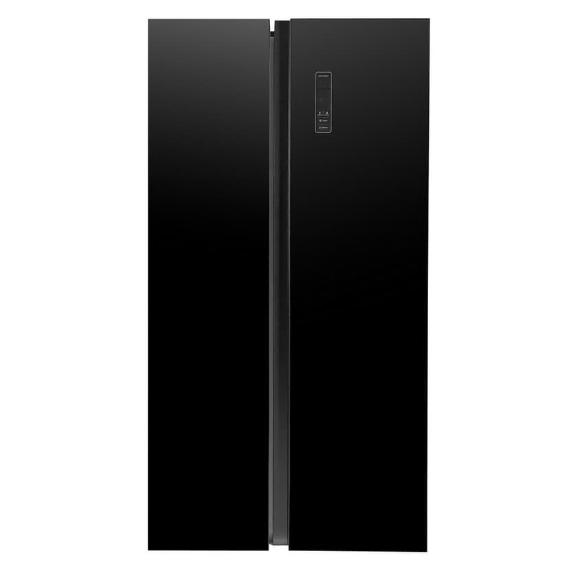 Холодильник - DDH-N177D91-BG, (чорне скло, SBS NF, 177см) (GRUNHELM)