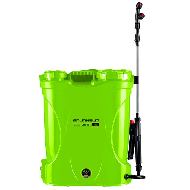 Обприскувач акумуляторний - GHS -12, (8АН/12V, 2-4бар, 12л) (GRUNHELM)