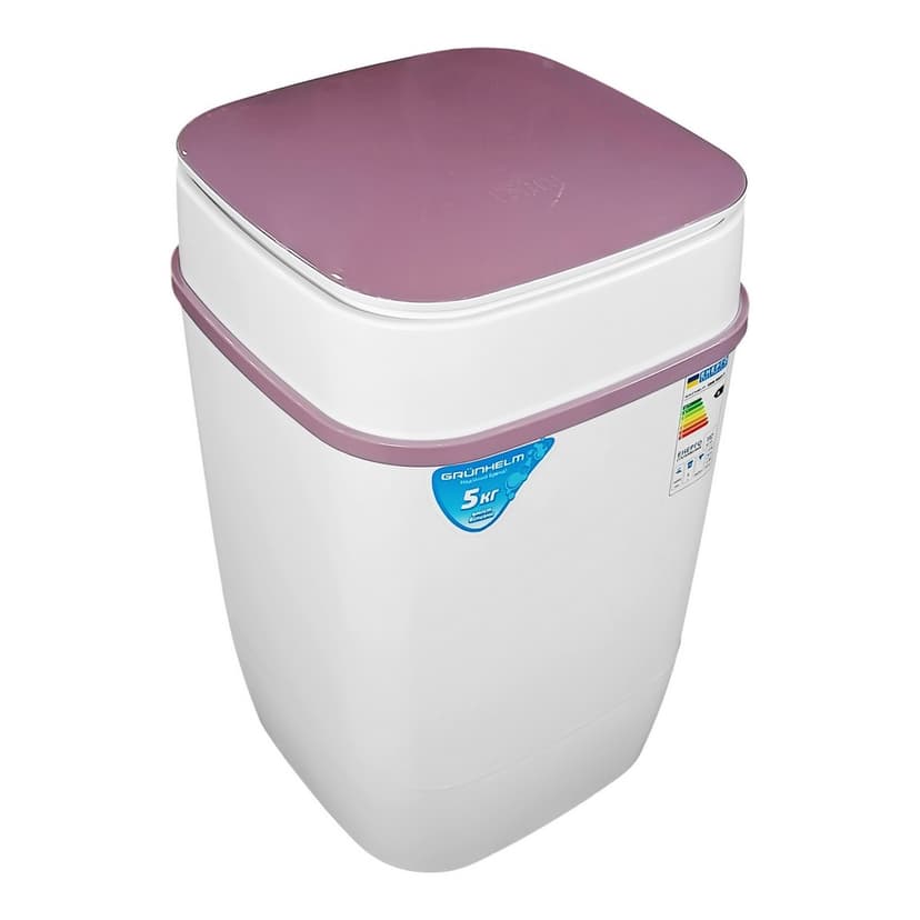 Пральна машина напівавт. однобакова GWB-W501-P (рожева, 5кг) (GRUNHELM)