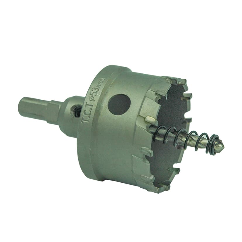 Свердло корончасте по металу з твердосплавними напайками - 53мм (HAISSER)