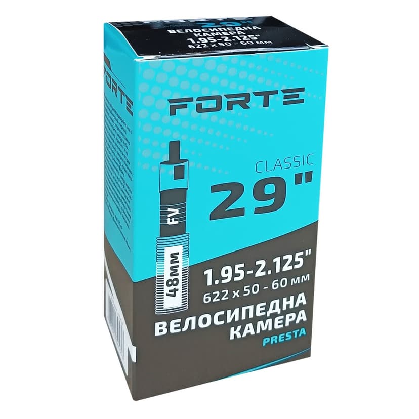 Велокамера FORTE Classic 29" х 1.95-2.4 FV (Presta) 48 мм (50шт./ящ.)