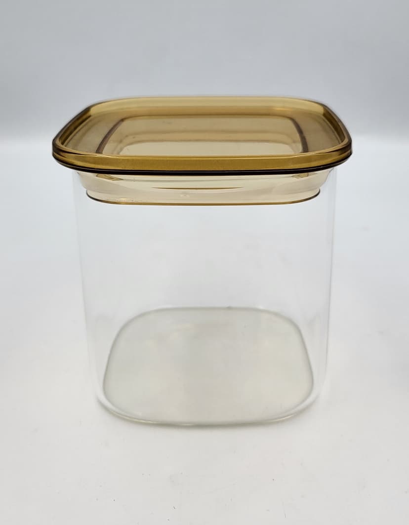 VT-7808 Ємність скляна з пластиковою кришкою (прямокутна) Vittora, 800 мл