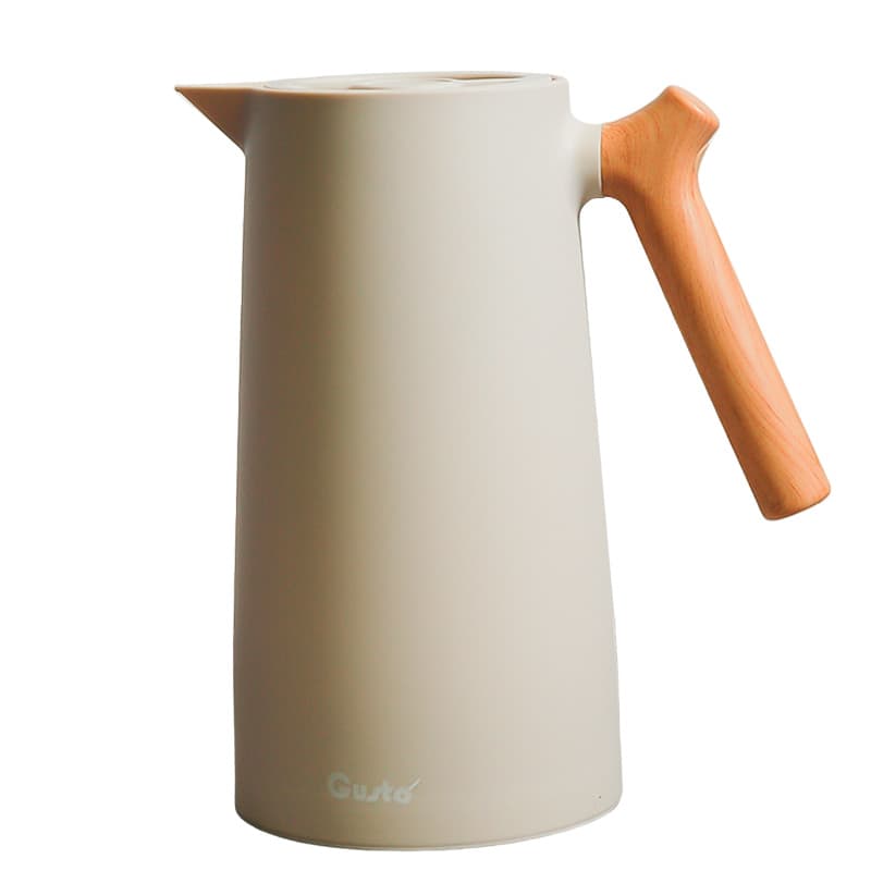 GTP002-1 Термос-глечик Погожий день (молочний) GUSTO, 1000 мл