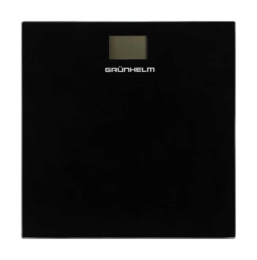 Ваги електронні - BES-26B (чорний, квадрат, макс-180кг) (GRUNHELM)