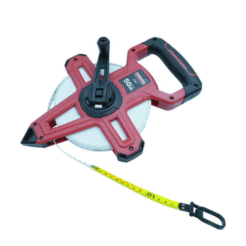 (22046) Рулетка геод. відкр. полотно з скл. 50м, ІІ клас, х4, HAISSER