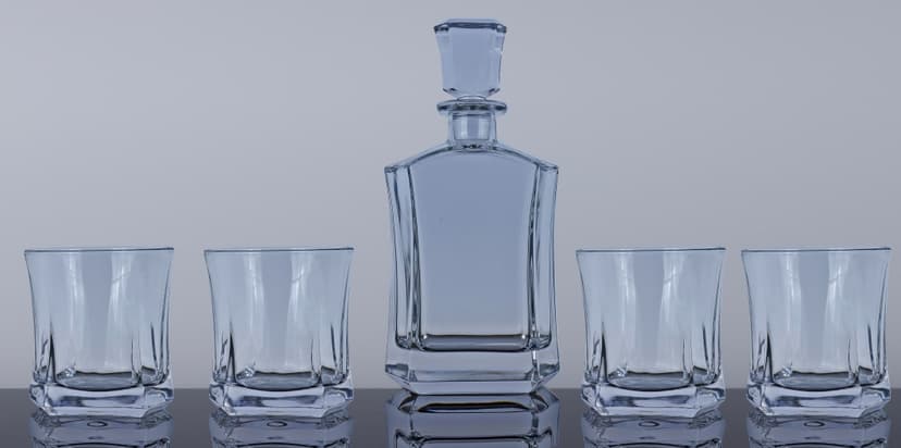 VSC-3750 Набір для віскі Madrid, 5 предметів, VERSAILLES 750