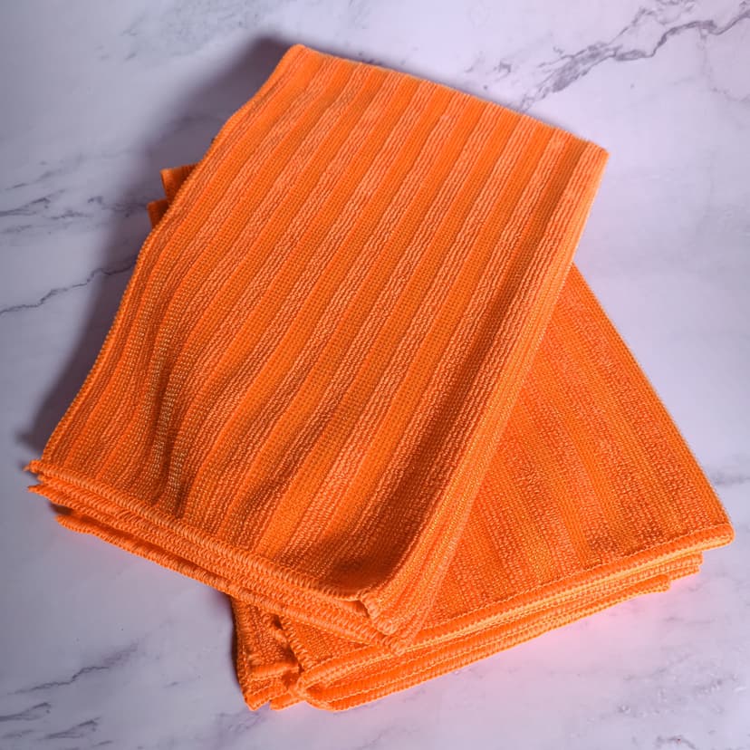 Рушник кухонний смугастий оранжевий 40х60см WDР-4060 (WERK)