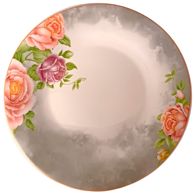 Трояндовий сон, Aura, Тарілка обідня, VT-1230ATS, Vittora, 230 мм