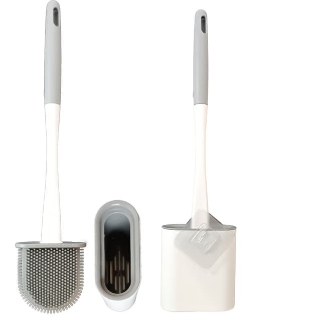 Йоржик для унітазу силіконовий WTB-01 білий (WERK)