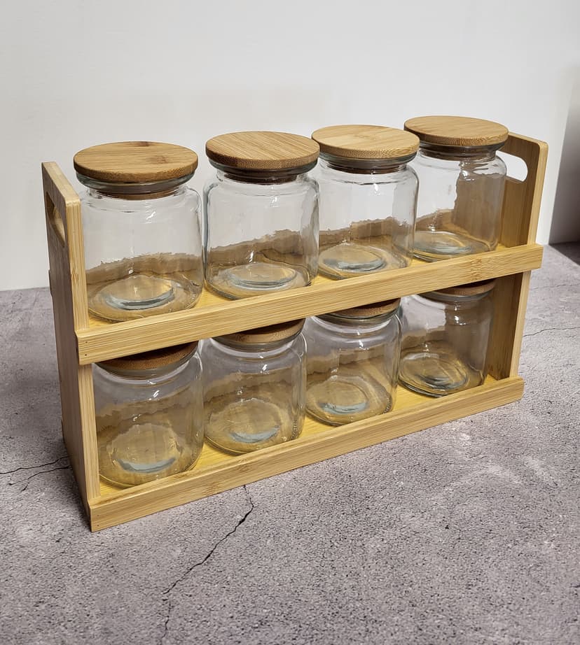 VT-8904-8 Набір ємностей для спецій Vittora, 8шт по 250мл