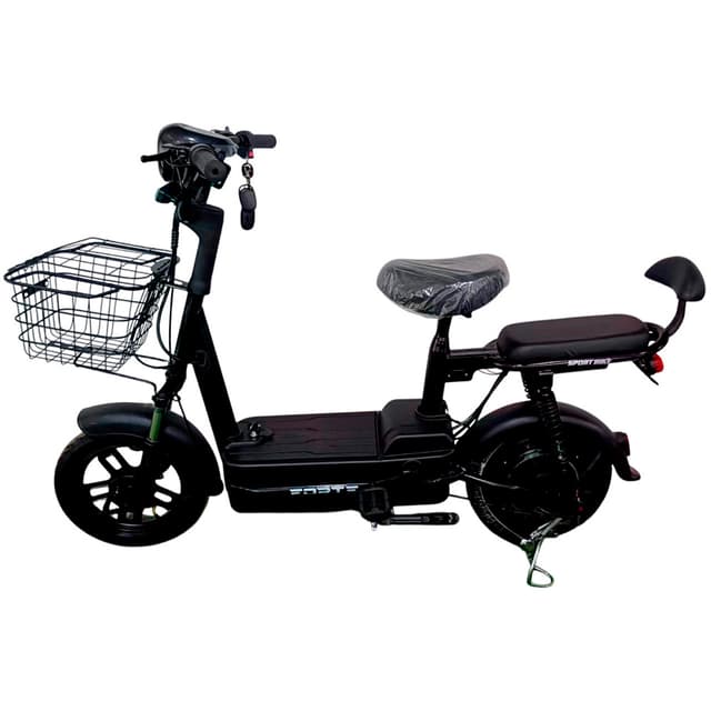 Велоскутер акумуляторний LUCKY-WS350 чорний (+Акумулятор 12V15A/12А 4шт)