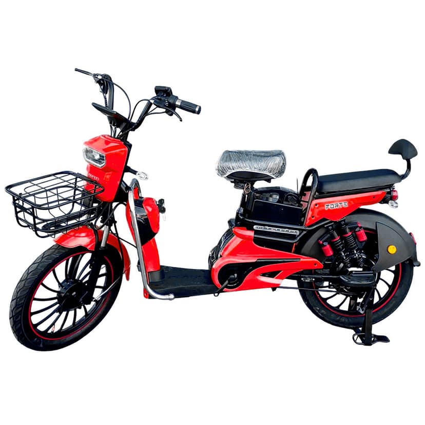 Велоскутер акумуляторний CLEO, червоний (+Акумулятор 12V15A/12А 5шт)