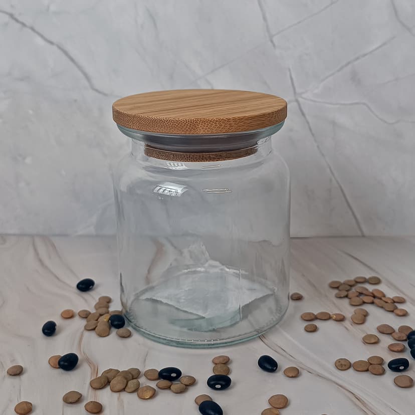 VT-9025 Ємність скляна для спецій з дерев'яною кришкою Vittora, 250мл