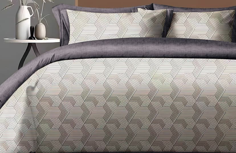 VS-BM2.5-101 Комплект постільної білизни Класичні візерунки, євро VERSAILLES, Мікрофібра