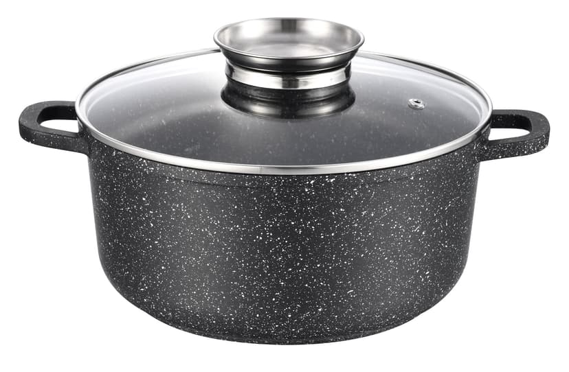 GT-2404-20 Каструля, покриття MARBLE, 20x8,5cм, 2,3л GUSTO