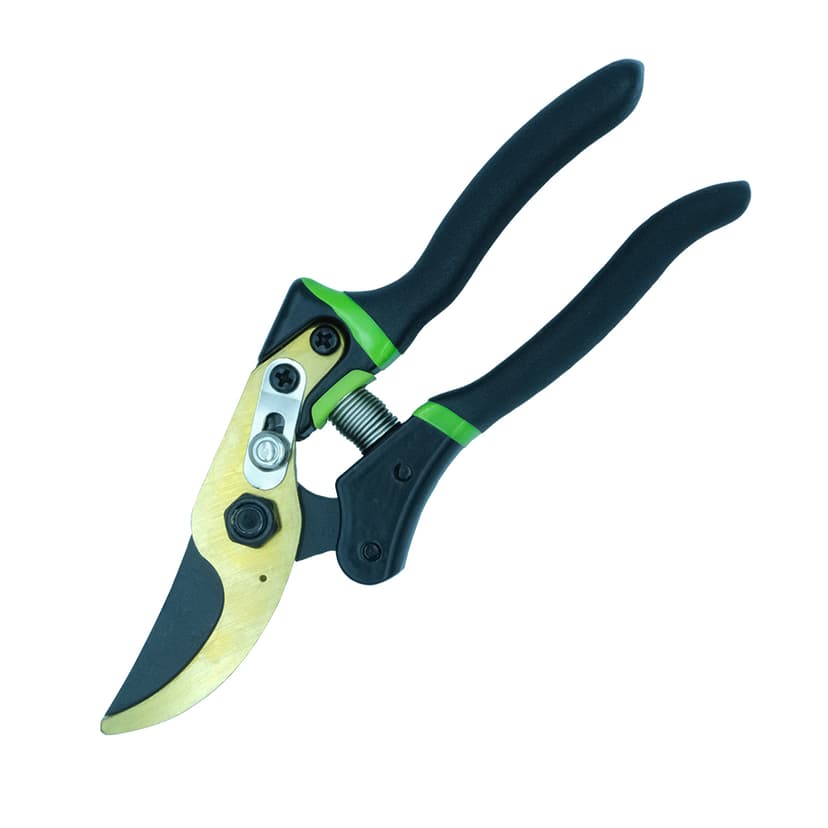 (81086) Секатор садовий 210мм алюмінієві ручки з подв. ПВХ покр. WERK