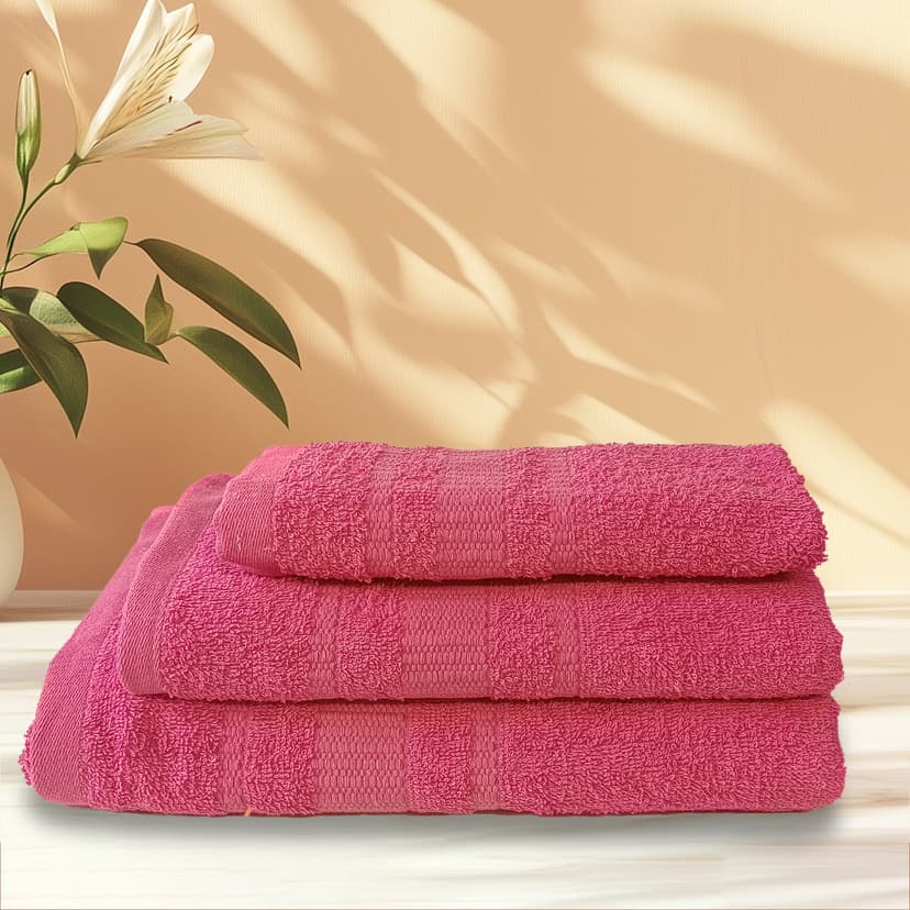 VS-T26-3050 Рушник 30х50см бавовна/ПЕ, Рожевий VERSAILLES