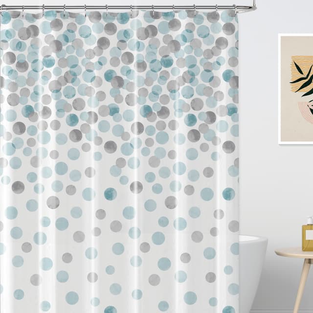 WK-10020 Шторка для ванної Краплі дощу WERK, PEVA 180x180 (з кільцями)