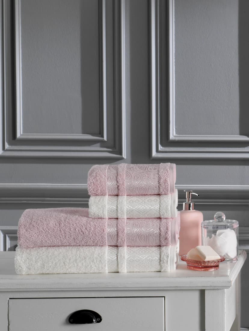 Рушник DORY пудра 50х80см, 100% бавовна, OZDILEK