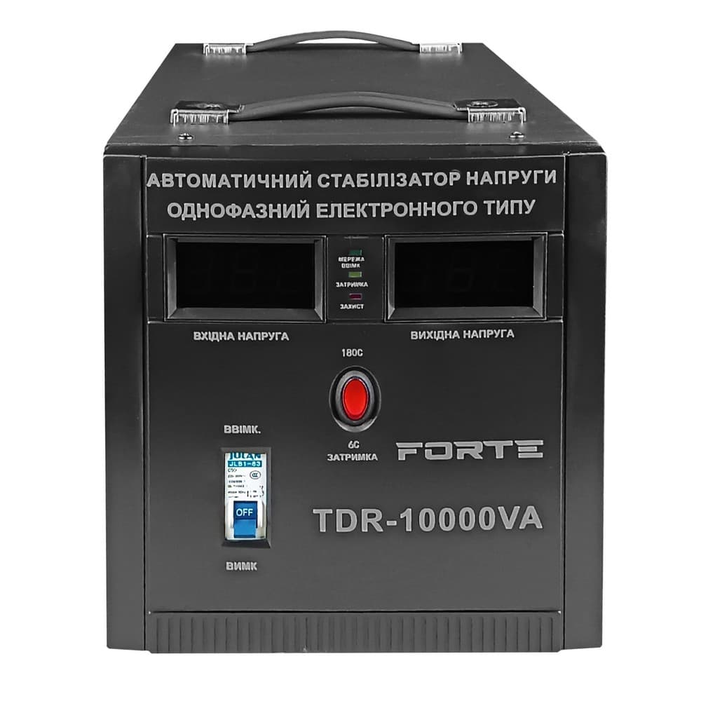 Стабілізатор релейний (1 Ф) - TDR-10000VA (10кВт) (FORTE) — фото 1