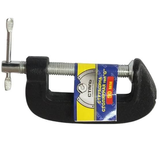 (47110) Струбцина столярная тип G 150 мм (СТАЛЬ)