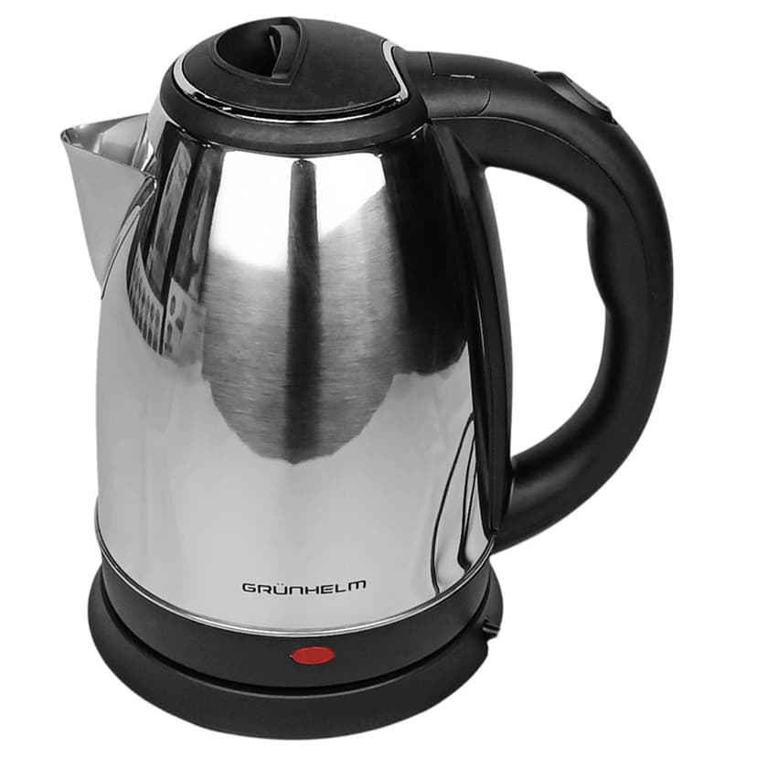 Електрочайник Метал - EKS-7518, 1,8л, 1500Вт, металік, диск (GRUNHELM)