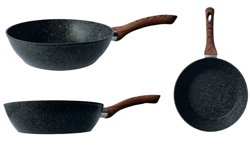 GT-2103-26 Сковорода ГЛИБОКА GUSTO, покриття GRANITE, 26x7,0 см