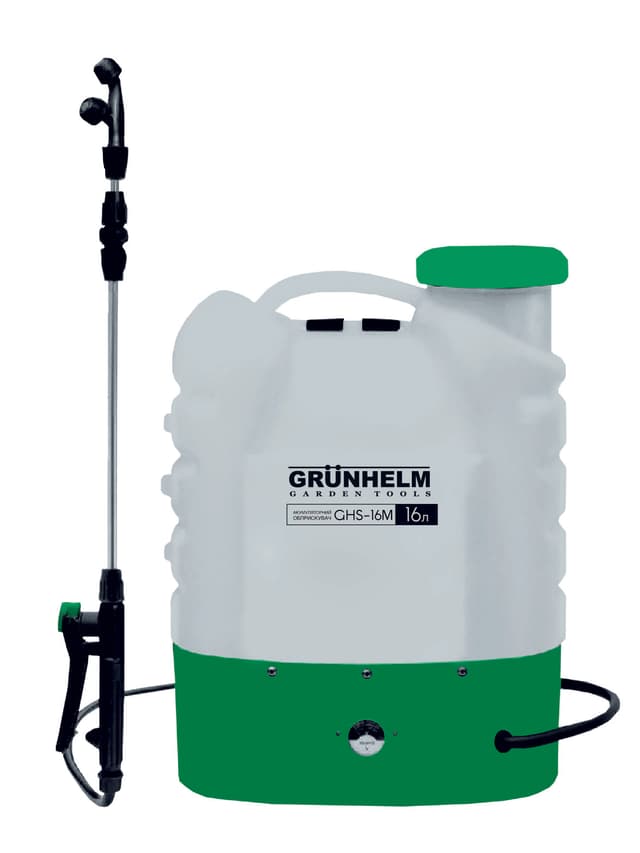 Обприскувач акумуляторний - GHS -16M, (8АН/12V, 2-4бар, 16л) (GRUNHELM)