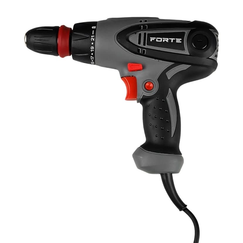 Дриль-шурупокрут (електро) - DSR 550-2 VR (550Вт) (FORTE)