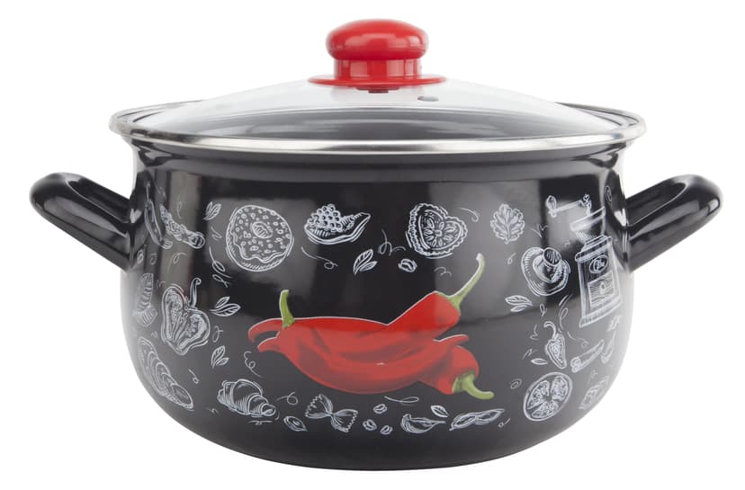 Перчинка GT-T-116-P Каструля GUSTO 16 см, 2,1 л