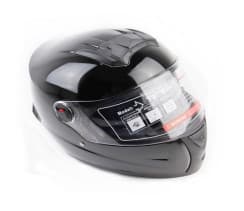 Мотошолом FORTE BLD-M61D, чорний (чорно-сiрий), розмір M