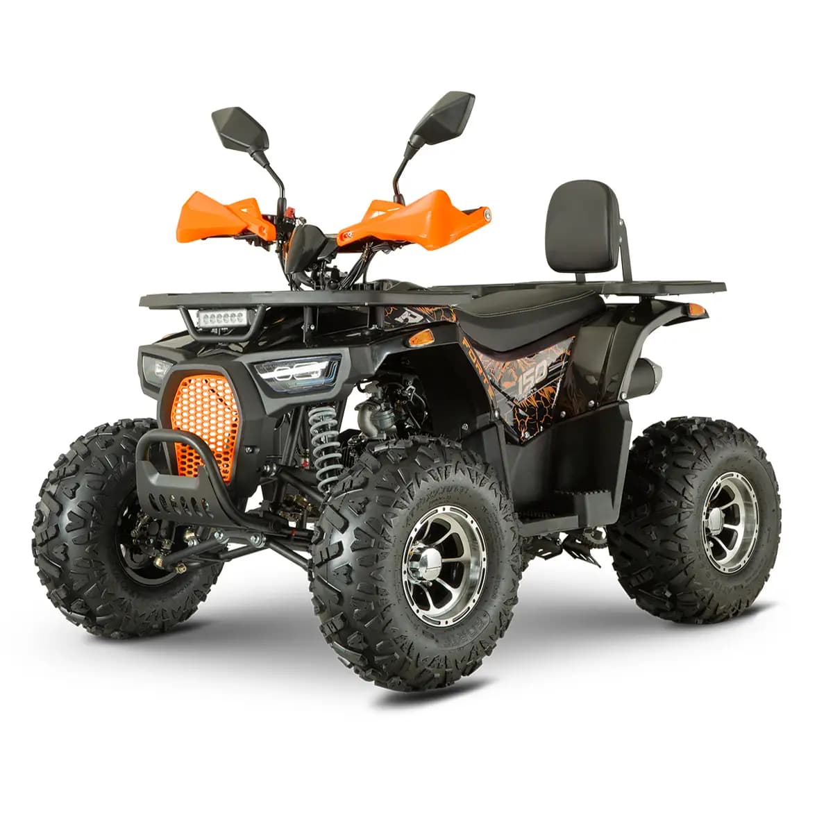 Квадроцикл FORTE ATV150P помаранчевий