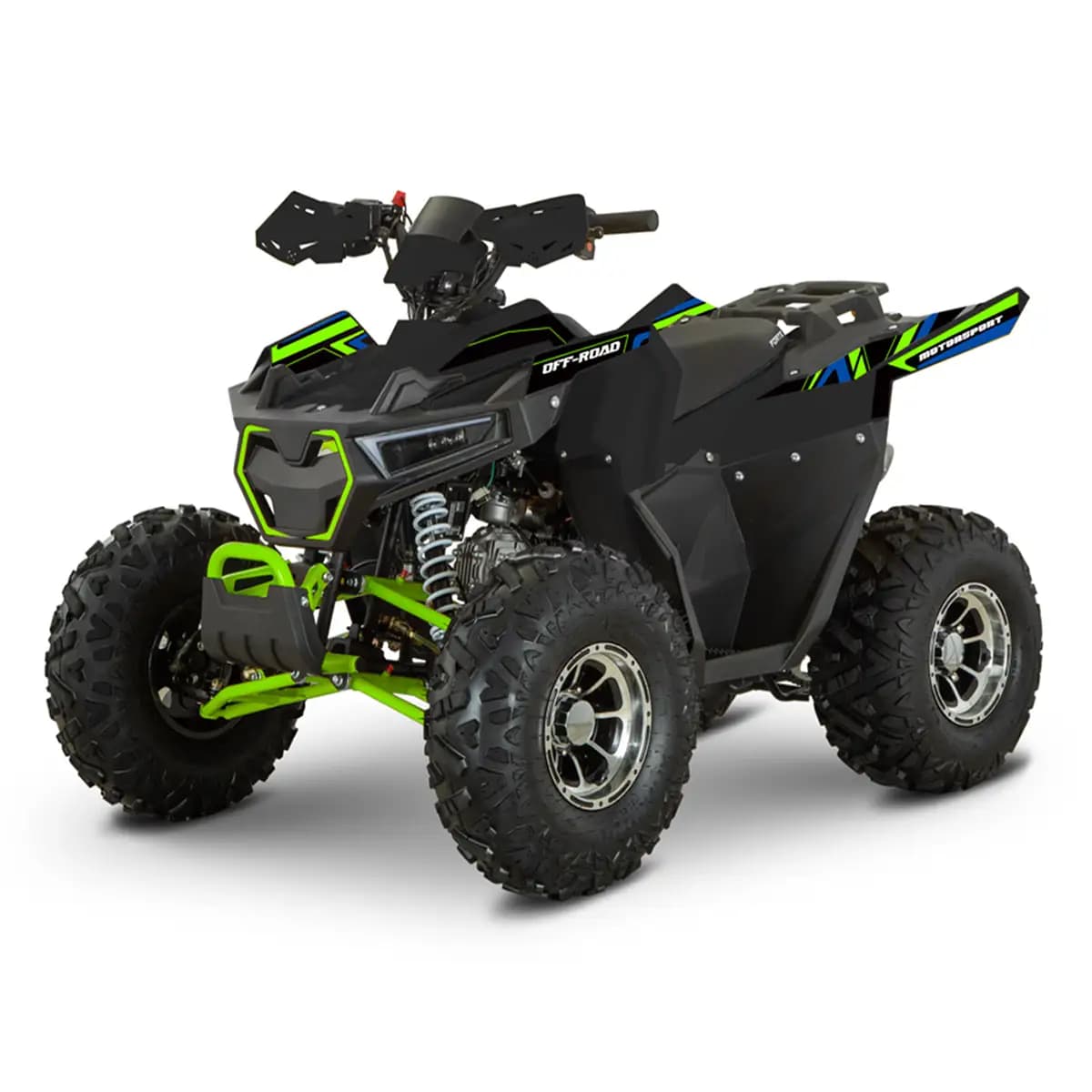 Квадроцикл FORTE AFF125 PRO, чорно-зелений
