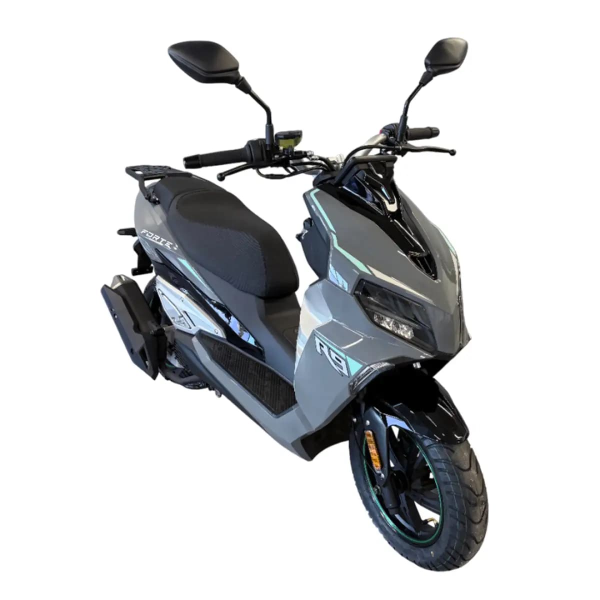 Скутер бензиновий FORTE R9, Сіро-блакитний