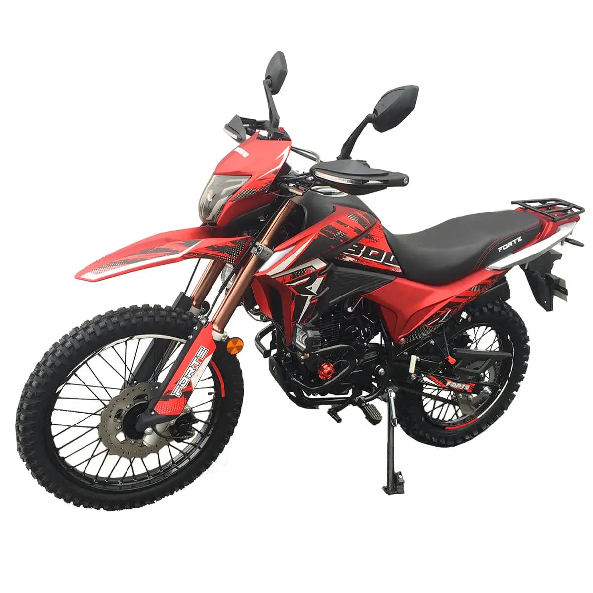 Мотоцикл FORTE FT300GY-C5J, Червоний