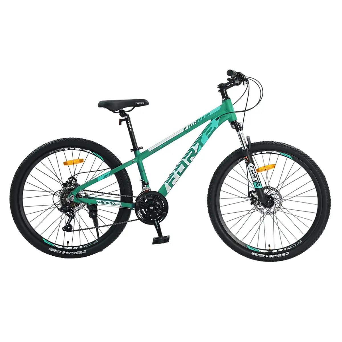 Велосипед FORTE FIGHTER 25.2613-05S, к26" р13" алюміній, зелений