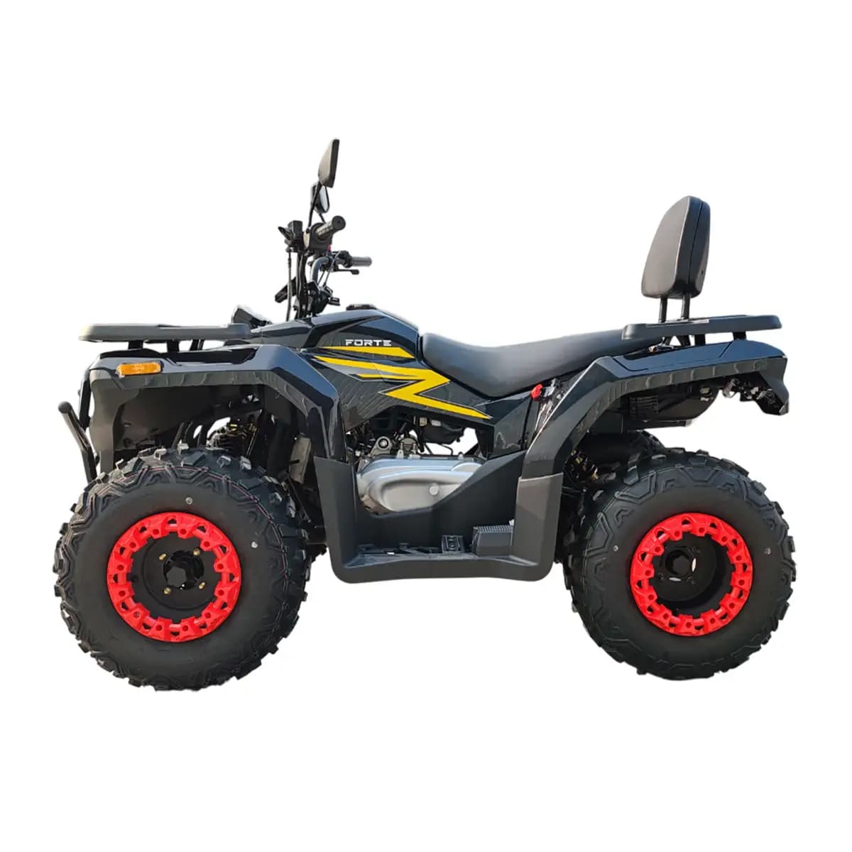 Квадроцикл FORTE ATV200BS-K, чорний (YELLOW STICKER)