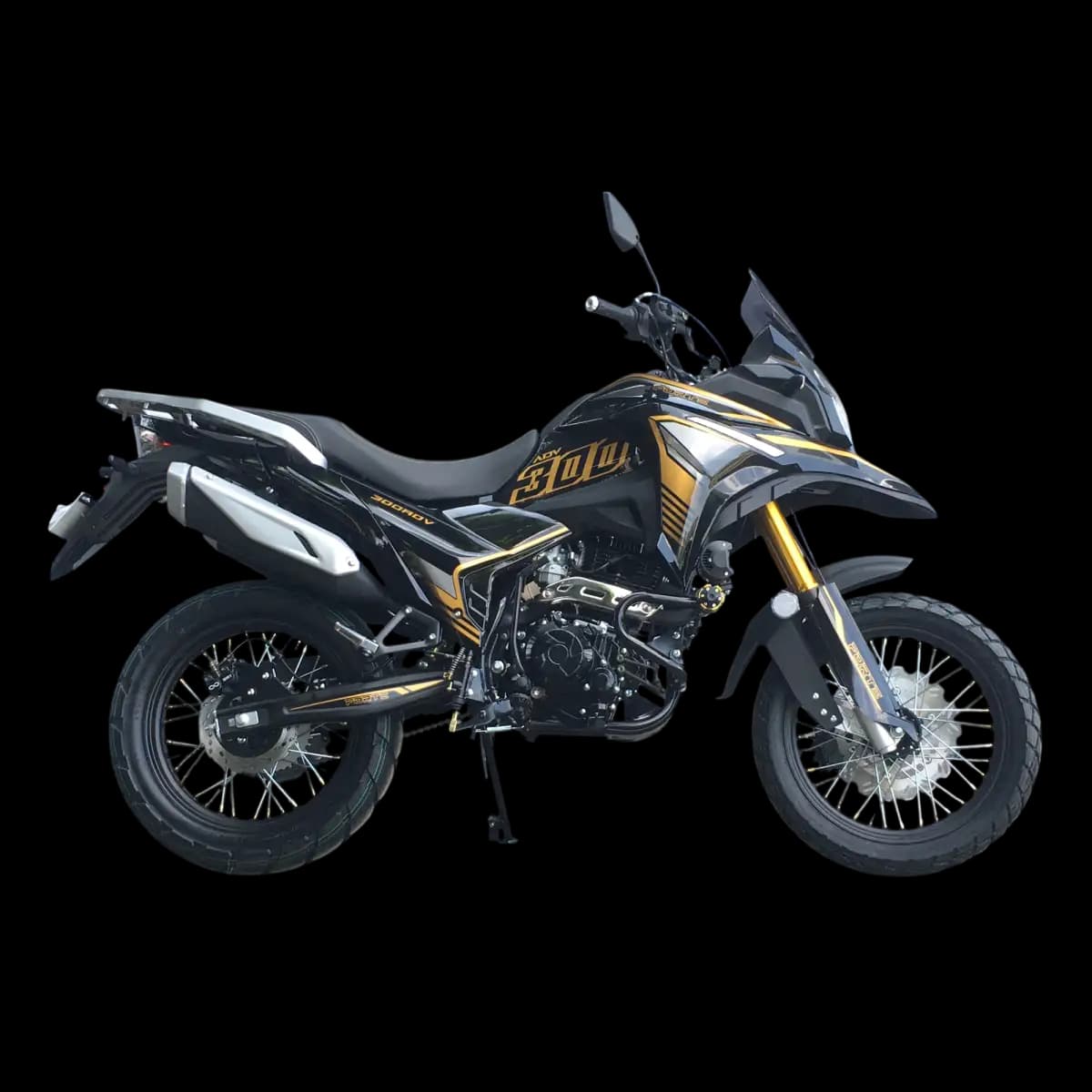 Мотоцикл FORTE FT300GY-C5G, помаранчевий