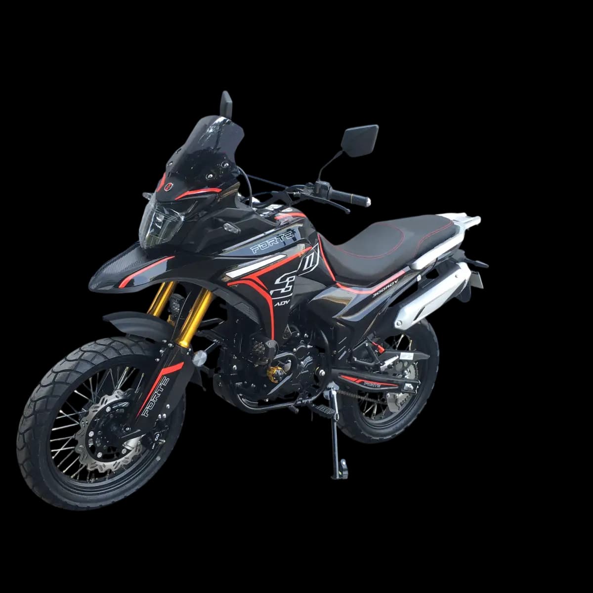 Мотоцикл FORTE FT300GY-C5G, червоний