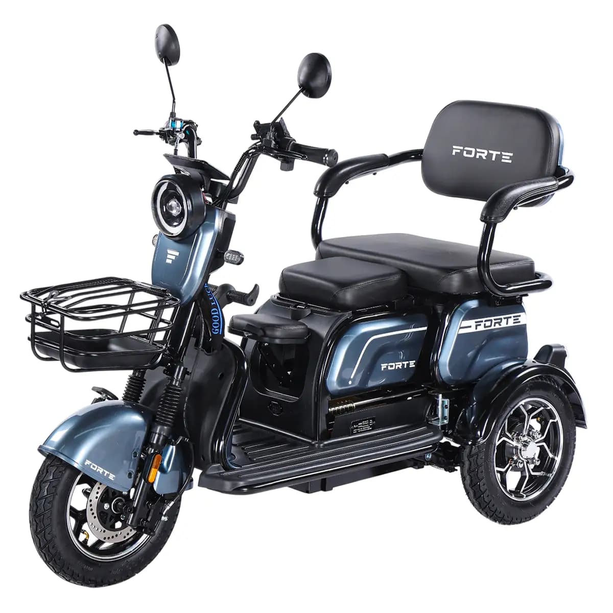 Трицикл акумуляторний FORTE FAMILY-WN1072G, сірий