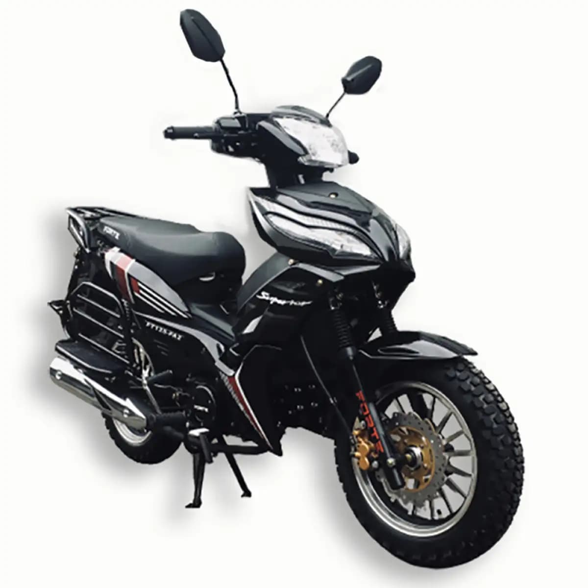 Мотоцикл FORTE FT125-FA2 чорний