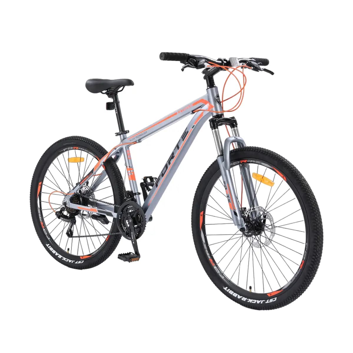 Велосипед FORTE FIGHTER алюм.рама 15", сірий, колеса 26"